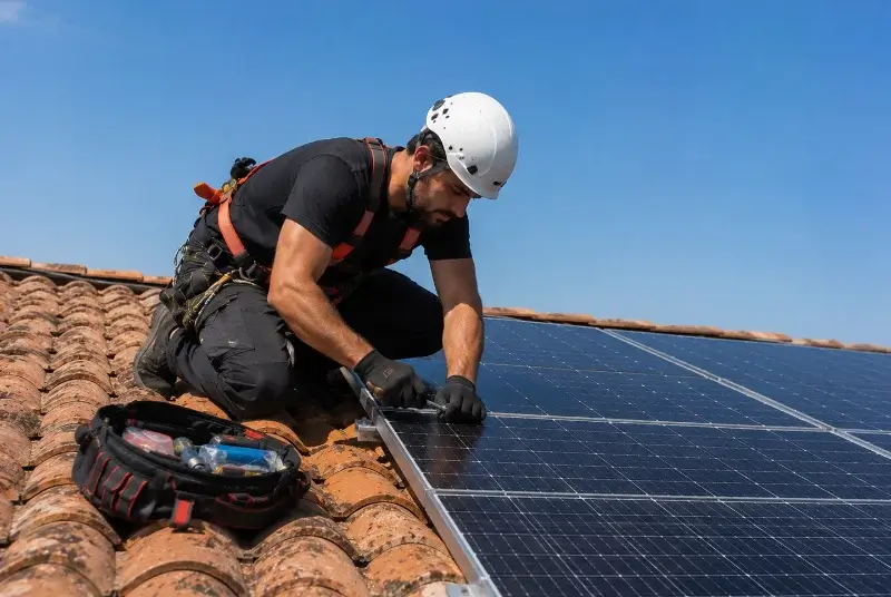 Maintenance et monitoring de panneaux solaires à Goult
