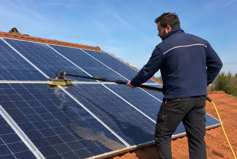 Nettoyage et entretien de panneaux solaires à Goult